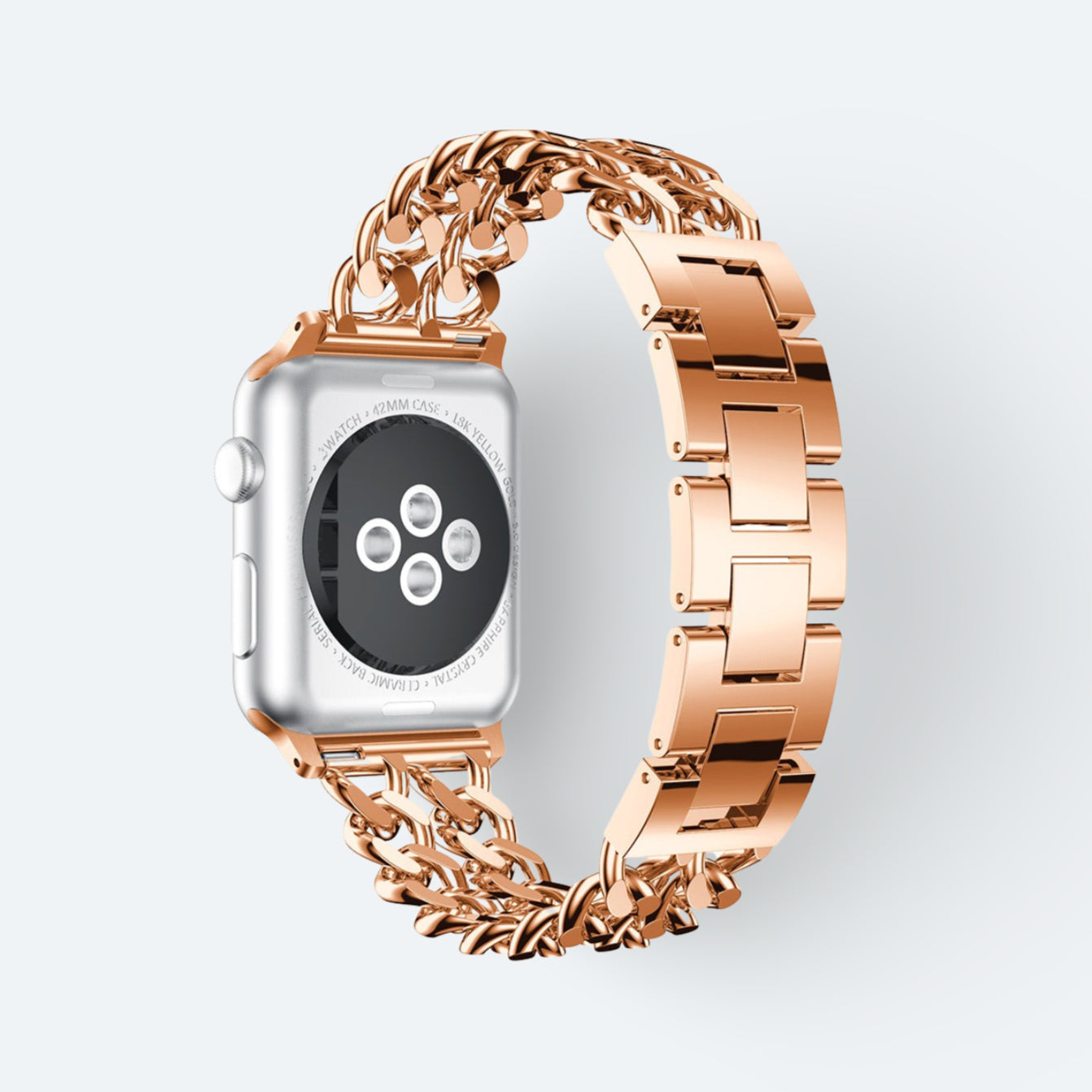 Duo Link Metal Apple Watch Band