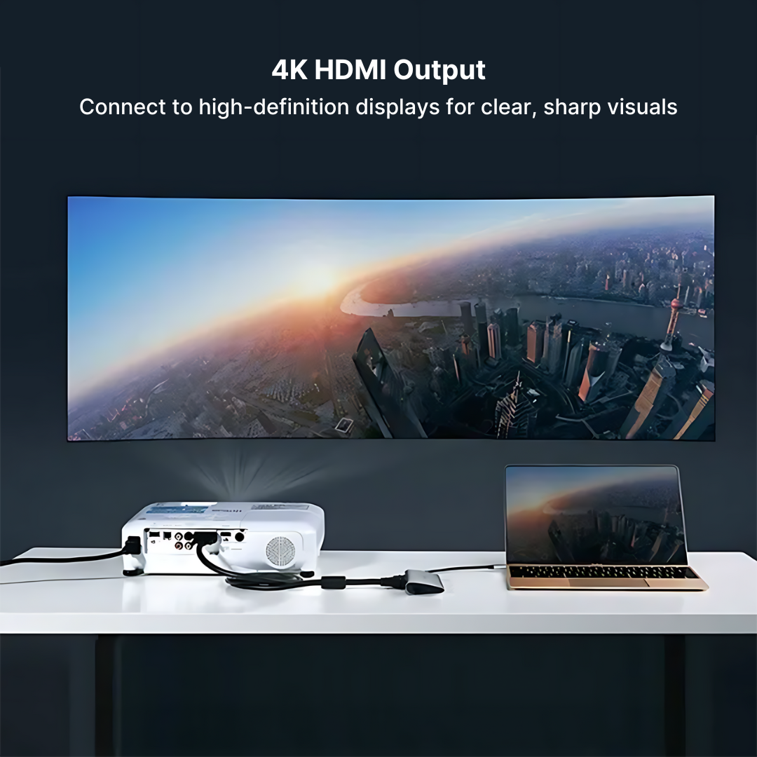 Aluminum 9-in-1 USB-C Hub with 4K HDMI, PD Fast Charge & Ethernet