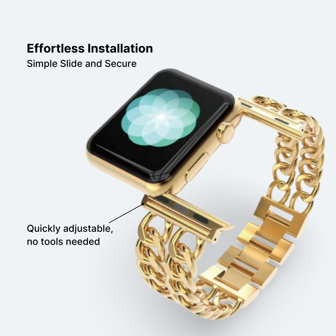 Duo Link Metal Apple Watch Band