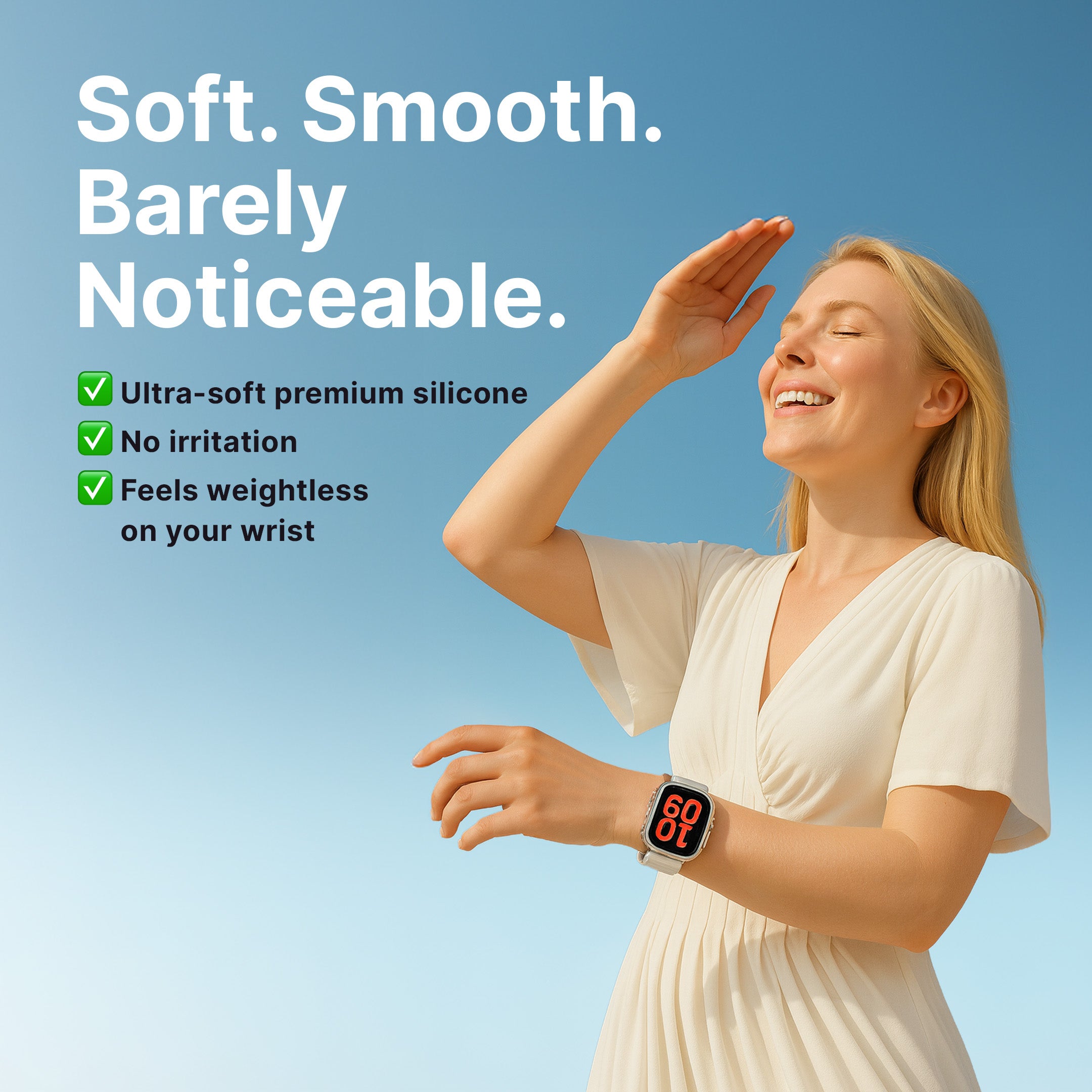 Magnetic Silicone Apple Watch Band