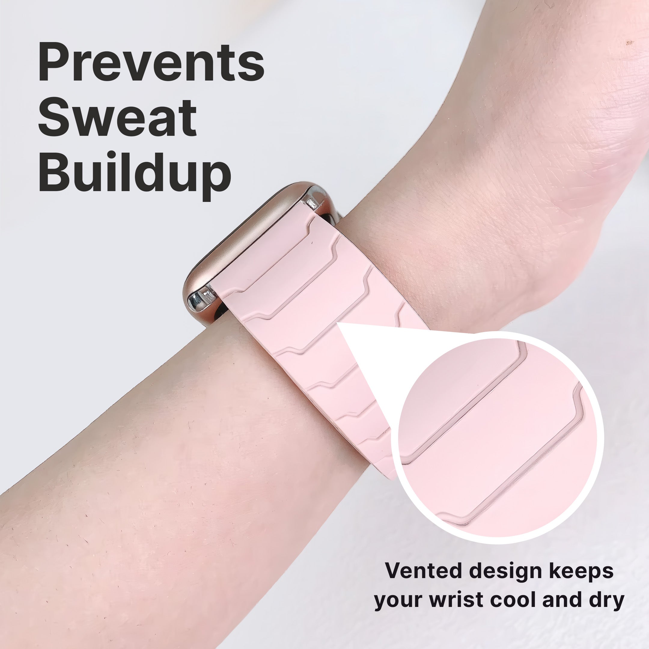 Magnetic Silicone Apple Watch Band