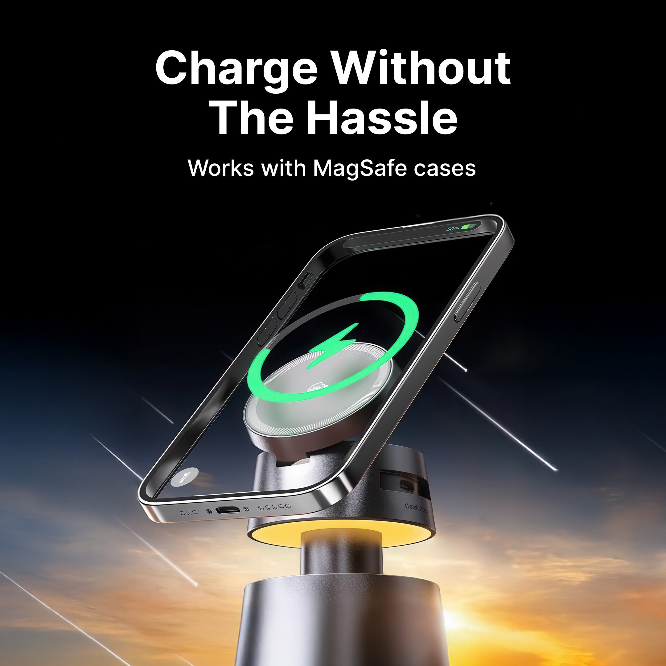 3 in 1 MagSafe Charging Station with LED Light