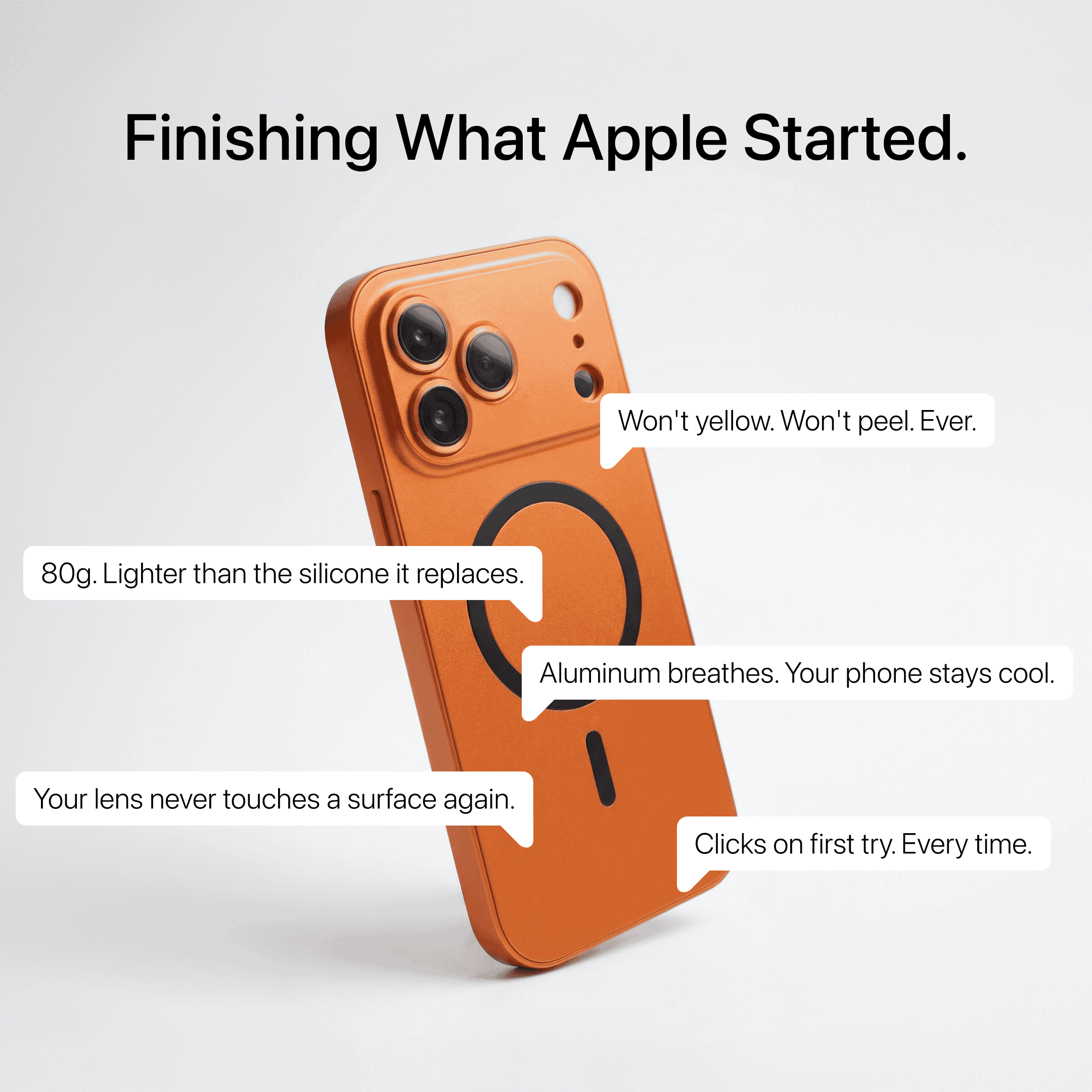 iPhone Metal Case with Camera Guard