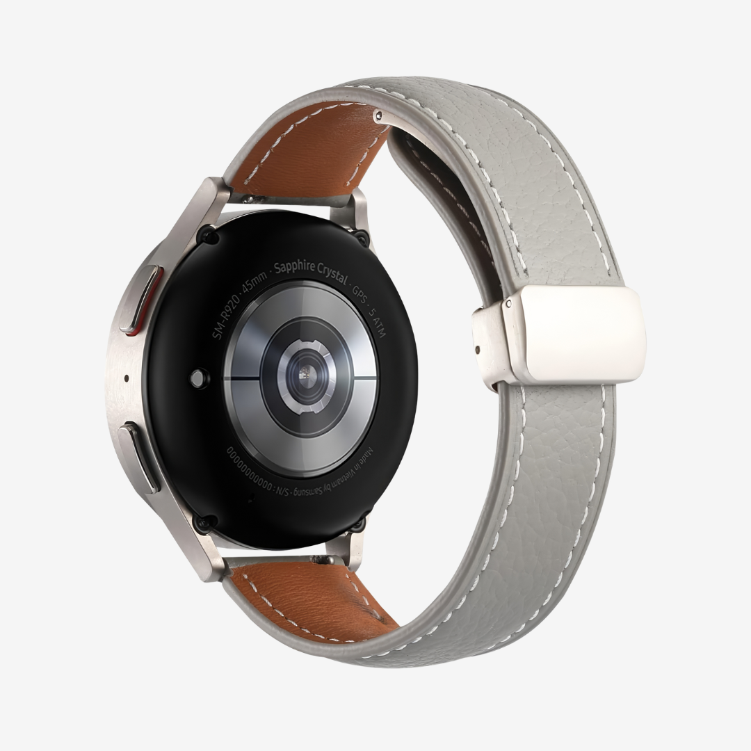 Classic Magnetic Leather Strap for Samsung Watch