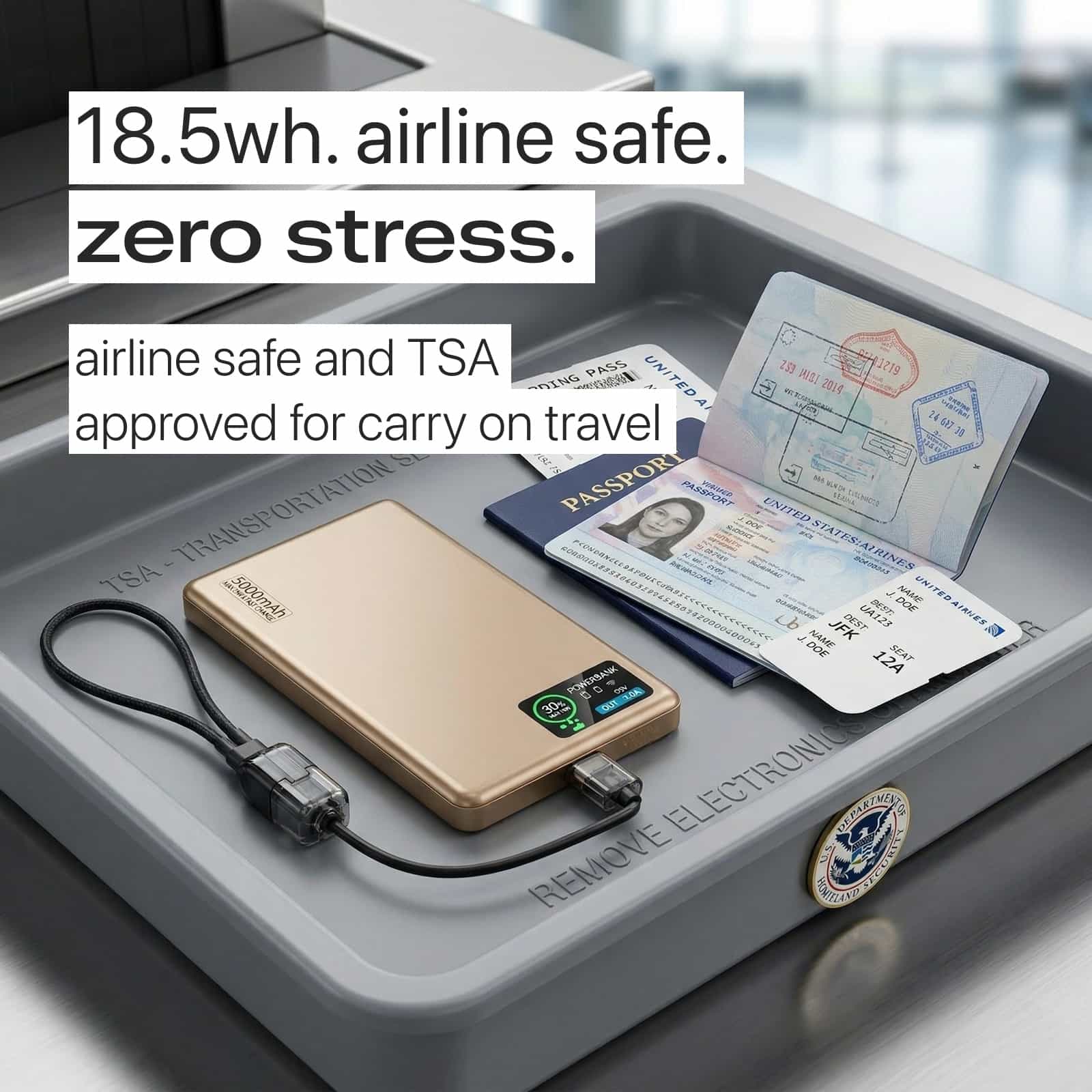 22.5W Ultra Slim Q2 Power Bank with Display