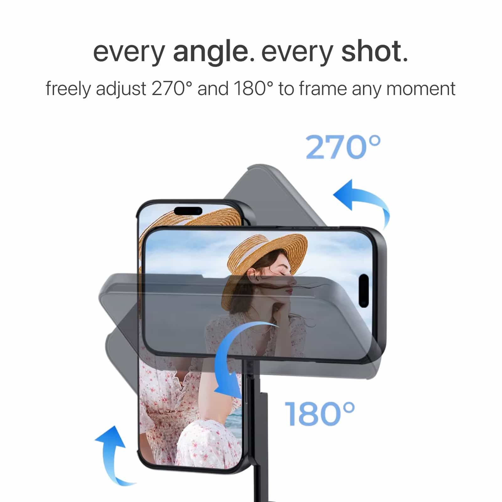 iPhone Case with Built In Selfie Stick