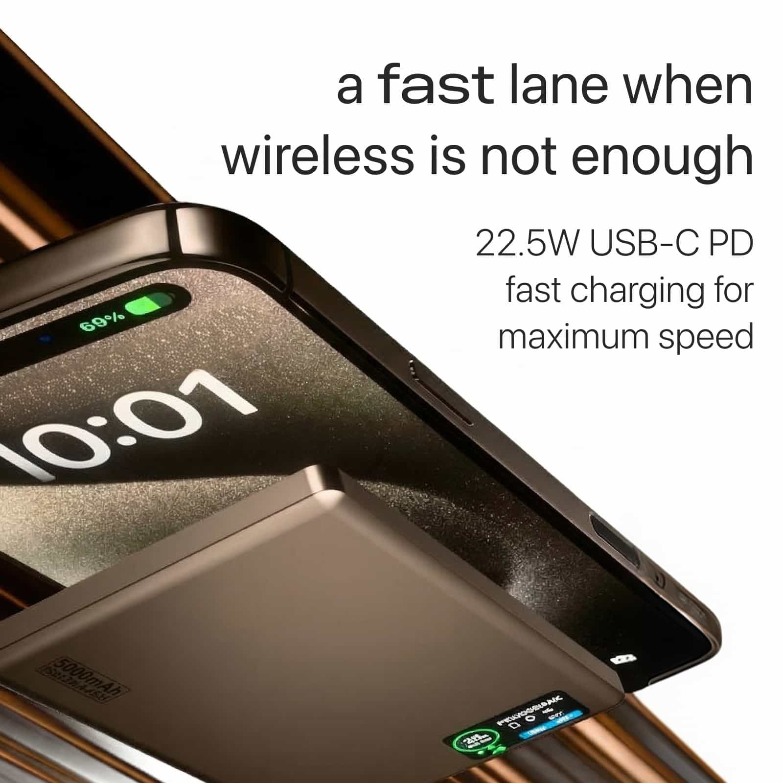 22.5W Ultra Slim Q2 Power Bank with Display