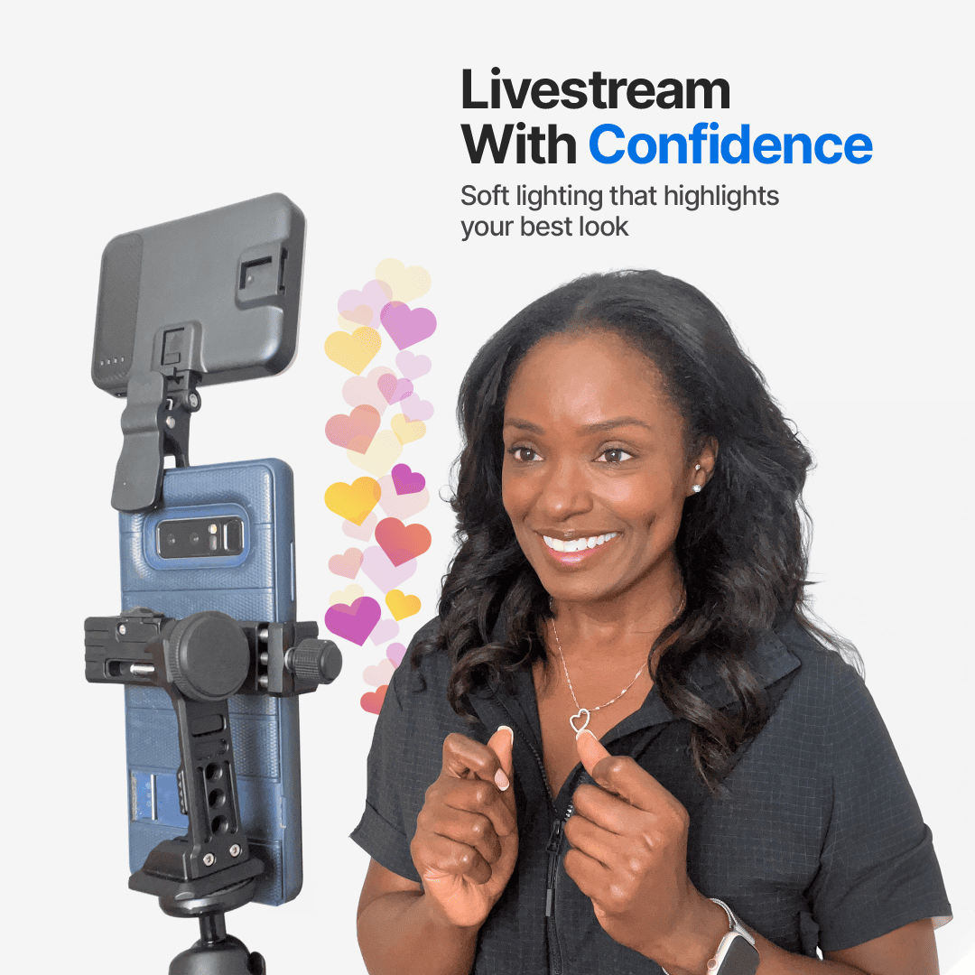 Portable Selfie Light with 7 Modes Brightness