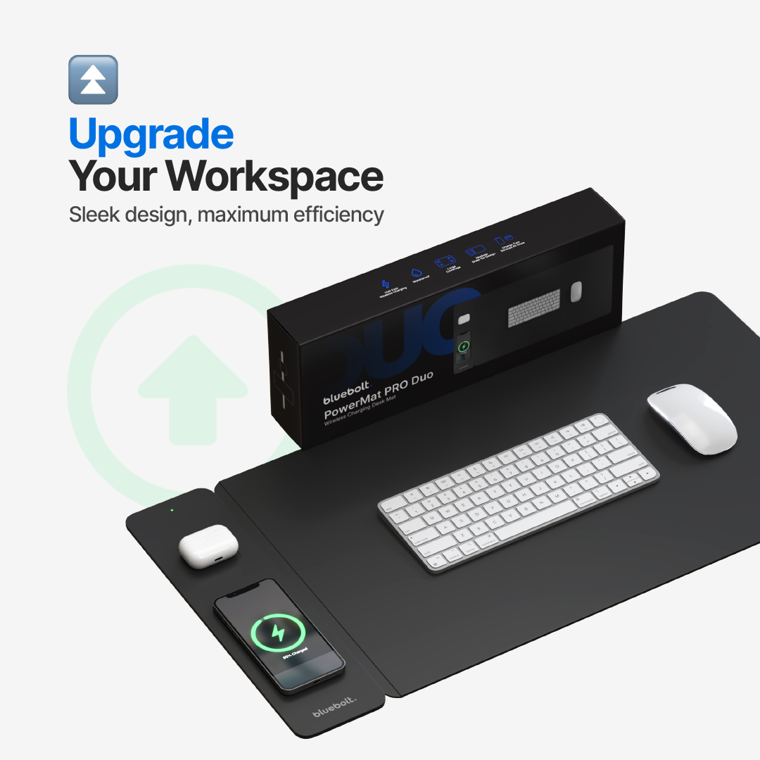 PowerMat Pro DUO Wireless Charging Desk Mat