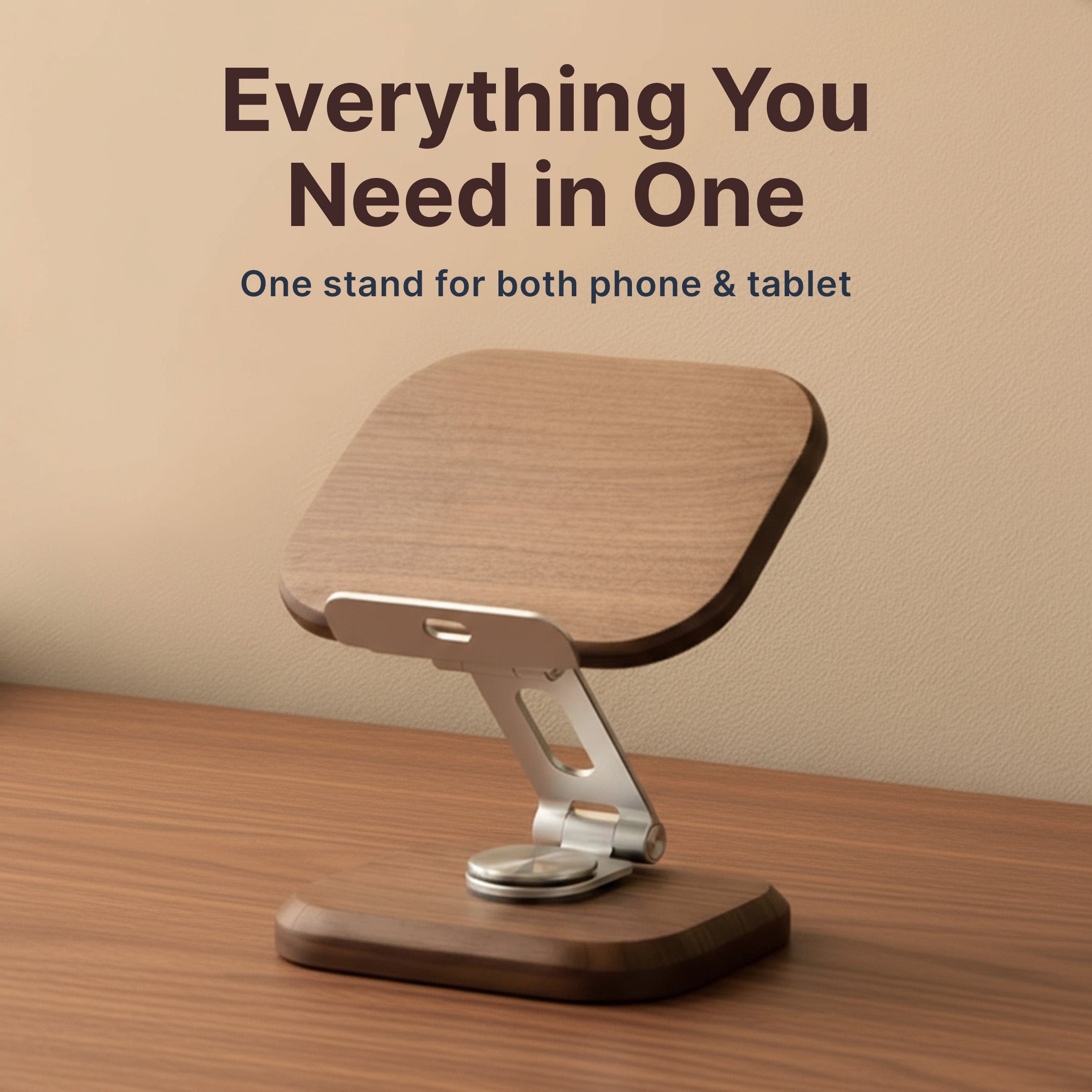 Wooden Phone and Tablet Stand