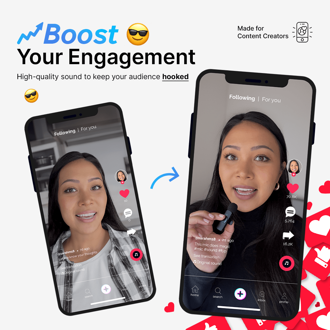 PocketPro Mini Wireless Mic for Creators