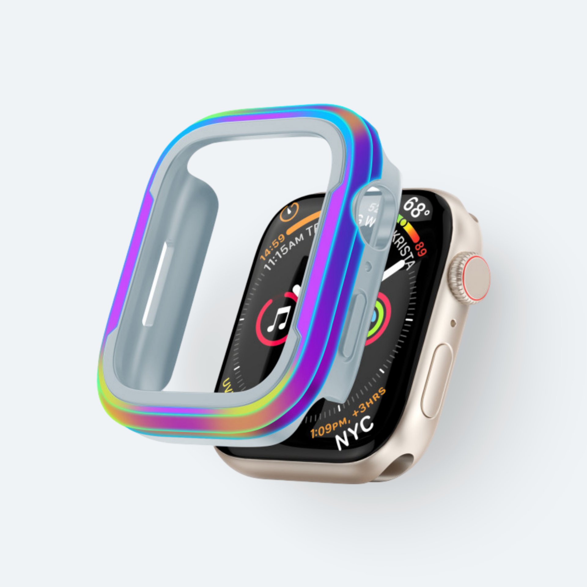 Scratch Protective Metal Case for Apple Watch