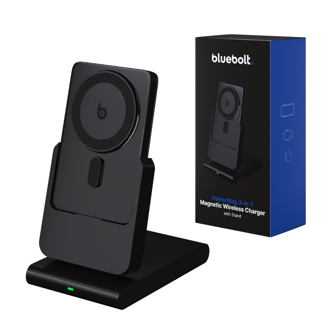 Power Mag PowerMag 3-in-1 Magnetic Wireless Charger with Stand