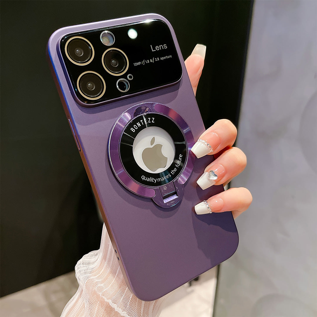 Kickstand Grip Matte iPhone Case