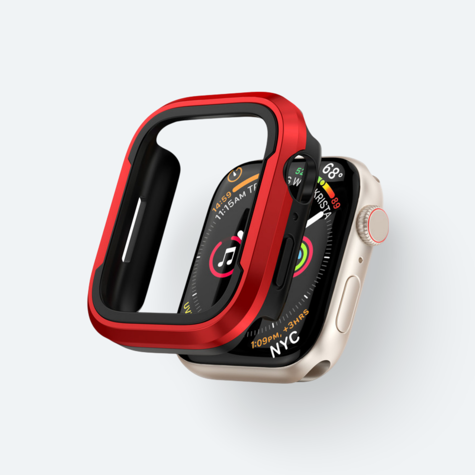 Scratch Protective Metal Case for Apple Watch